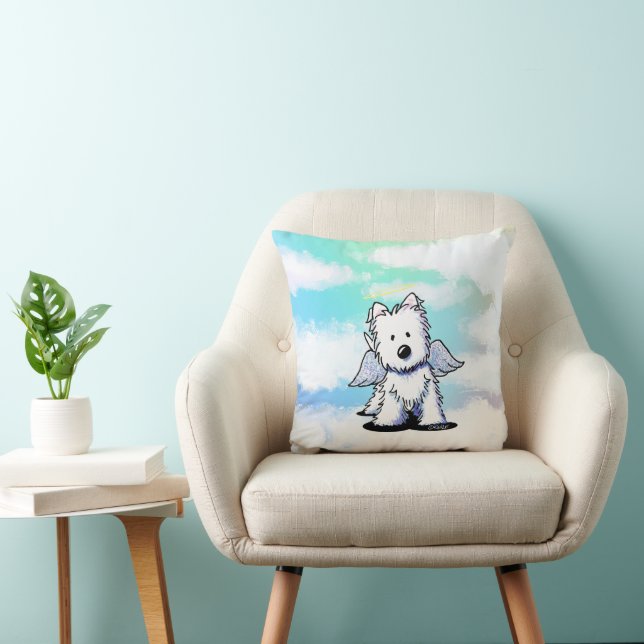 Almohada de lanzamiento de ángel KiniArt (Silla)
