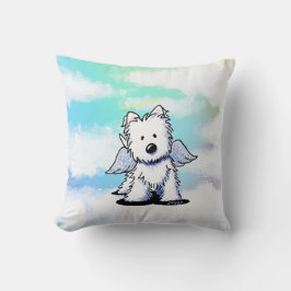 Almohada de lanzamiento de ángel KiniArt