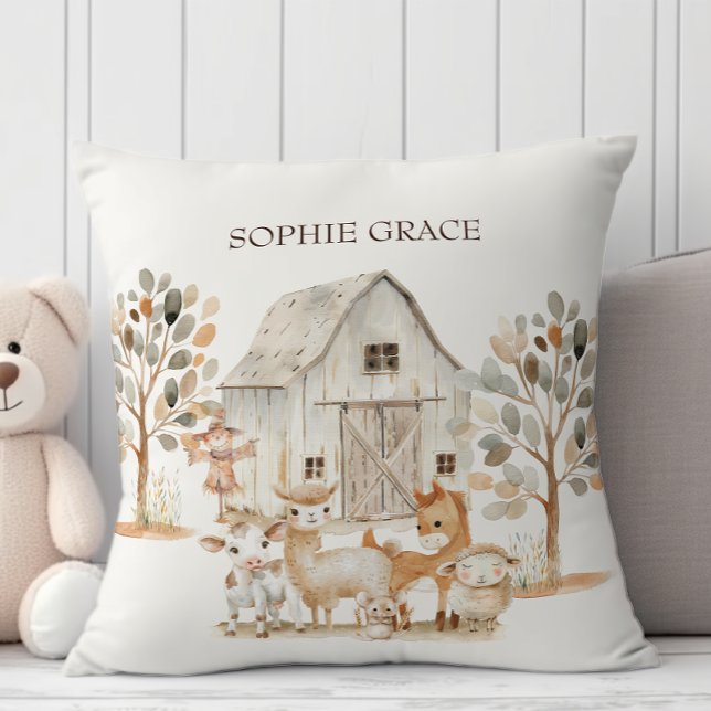 Almohada de lanzamiento de animales de granja para (Subido por el creador)