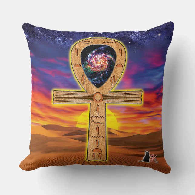Almohada de lanzamiento de Ankh (Anverso)