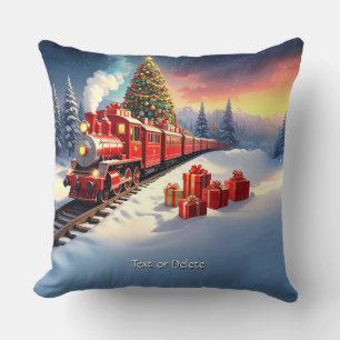 Almohada de lanzamiento de árbol de Navidad de tre