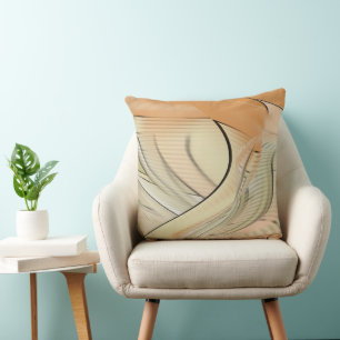 Almohada de lanzamiento de arte abstracto de otoño