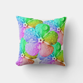 Almohada de lanzamiento de arte de burbujas abstra