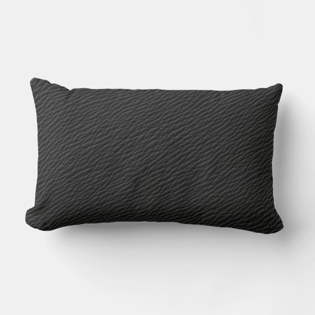 Almohada de lanzamiento de aspecto de cuero (Anverso)