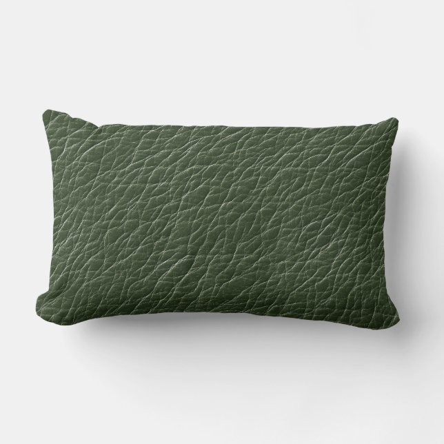 Almohada de lanzamiento de aspecto de cuero (Anverso)
