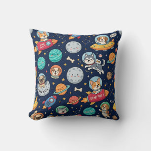 Almohada de lanzamiento de astronauta canino – Pat