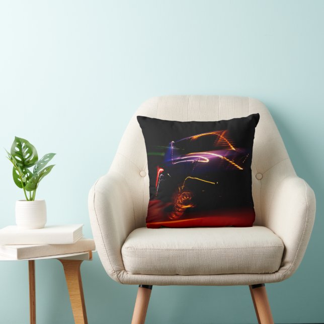 almohada de lanzamiento de baile de coche morado (Silla)