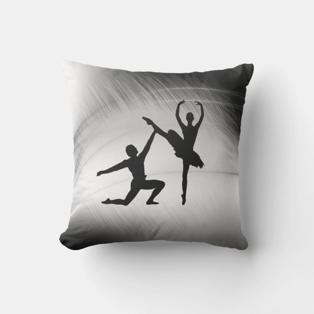 Almohada de lanzamiento de baile de pareja de ball (Anverso)