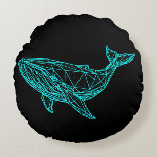 Almohada de lanzamiento de ballena friki genial