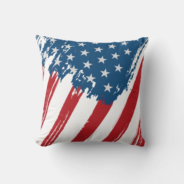 Almohada de lanzamiento de bandera (Anverso)