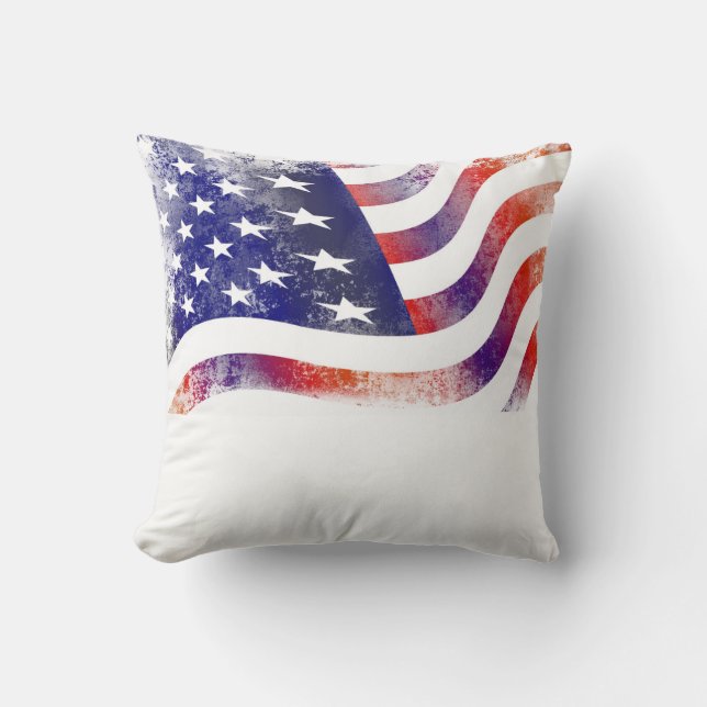 Almohada de lanzamiento de bandera (Anverso)