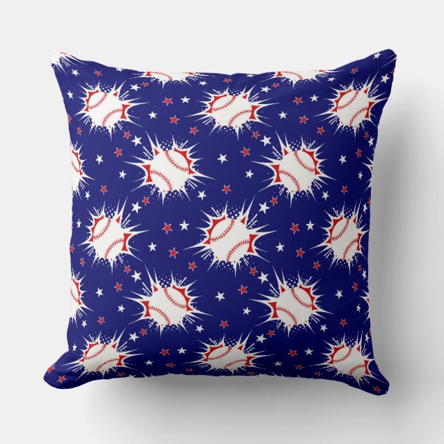 Almohada de lanzamiento de béisbol (Anverso)