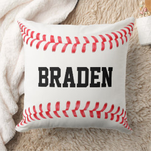 Almohada de lanzamiento de béisbol personalizada