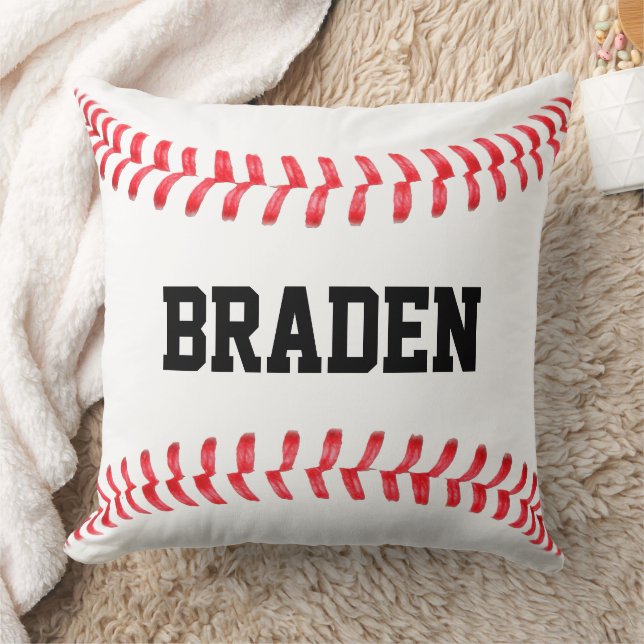 Almohada de lanzamiento de béisbol personalizada (Manta)