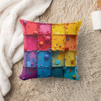 Almohada de lanzamiento de bloque de pintura