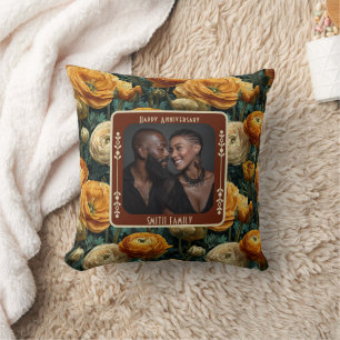 Almohada de lanzamiento de boda de familia chic pa