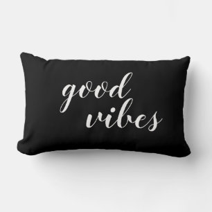 Almohada de lanzamiento de buenas vibras