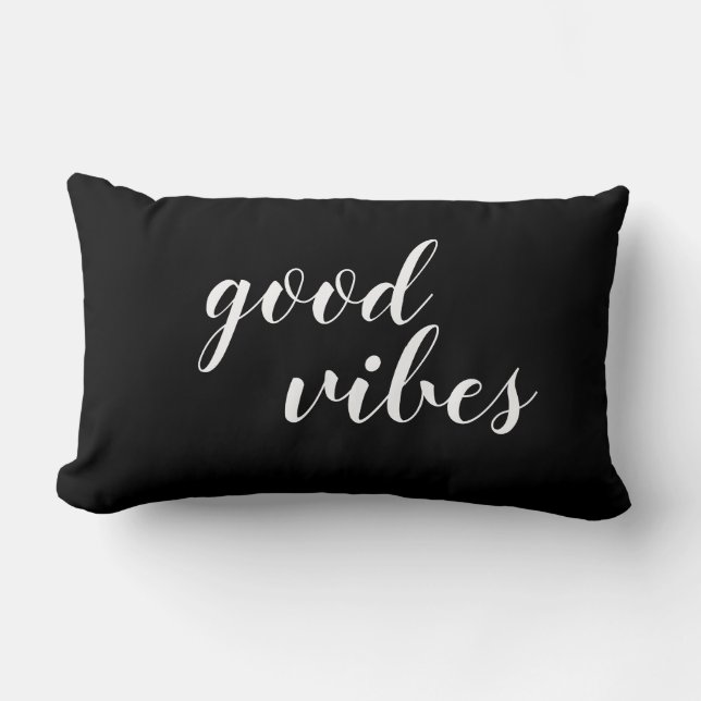 Almohada de lanzamiento de buenas vibras (Anverso)