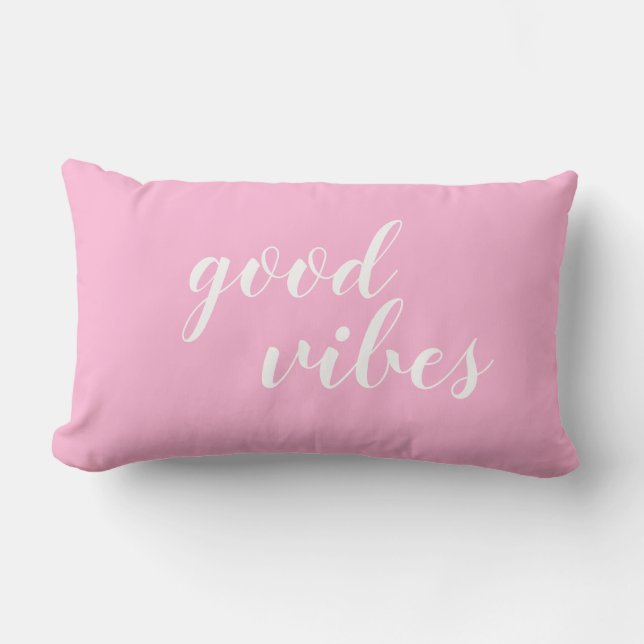 Almohada de lanzamiento de buenas vibras (Anverso)
