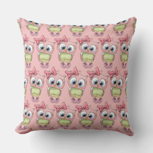 Almohada de lanzamiento de búho