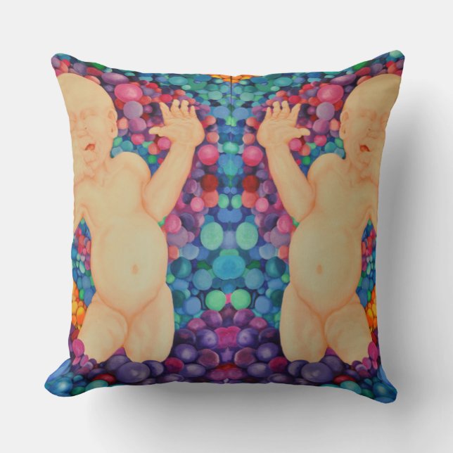 Almohada de lanzamiento de burbujas 2 (Anverso)