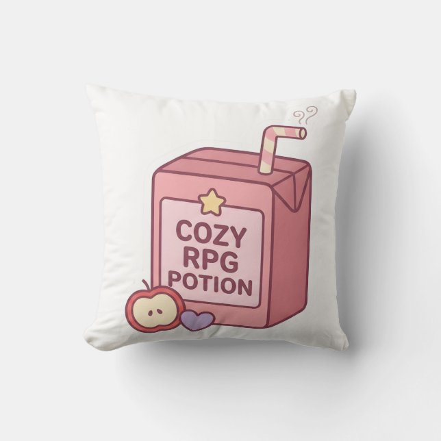 Almohada de lanzamiento de caja de jugo de poción  (Anverso)