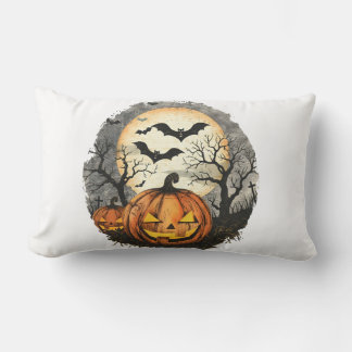 Almohada de lanzamiento de calabaza de Halloween –