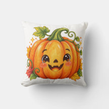 Almohada de lanzamiento de calabaza de Halloween l