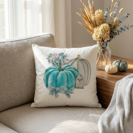 Almohada de lanzamiento de calabaza de otoño suave