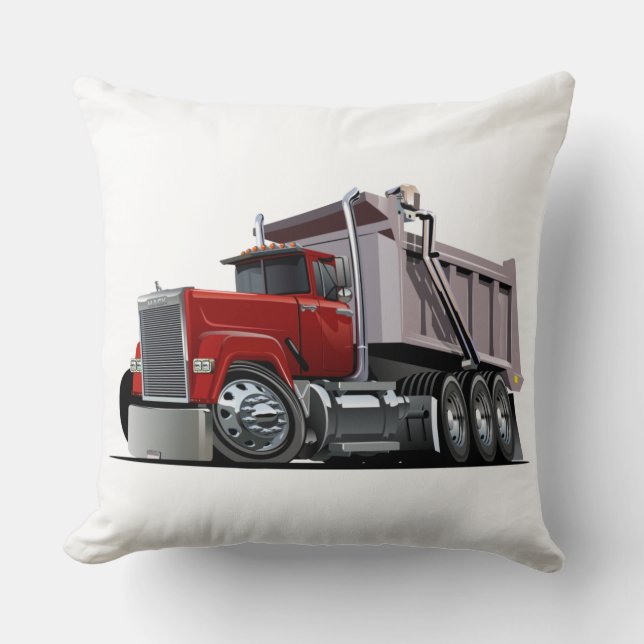 almohada de lanzamiento de camión personalizado (Anverso)