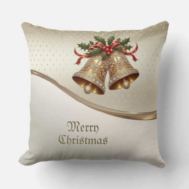 Almohada de lanzamiento de campanas de Navidad de  (Anverso)