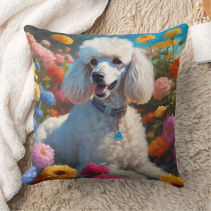 Almohada de lanzamiento de caniche