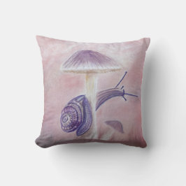 Almohada de lanzamiento de caracol en hongo