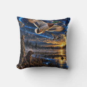 Almohada de lanzamiento de cazador de patos cósmic