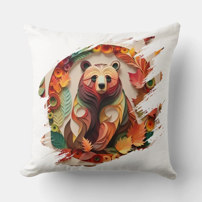 Almohada de lanzamiento de cerveza linda (Anverso)