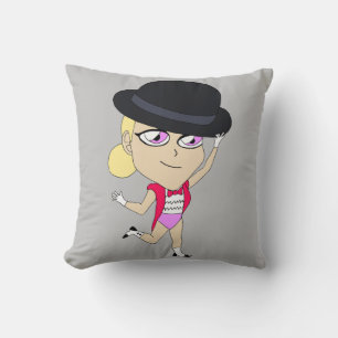 almohada de lanzamiento de chibi