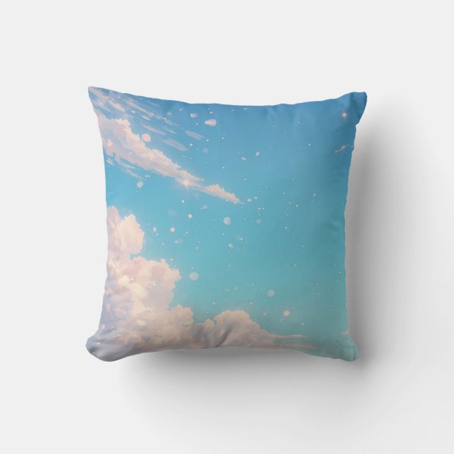 Almohada de lanzamiento de cielo soñador (Anverso)