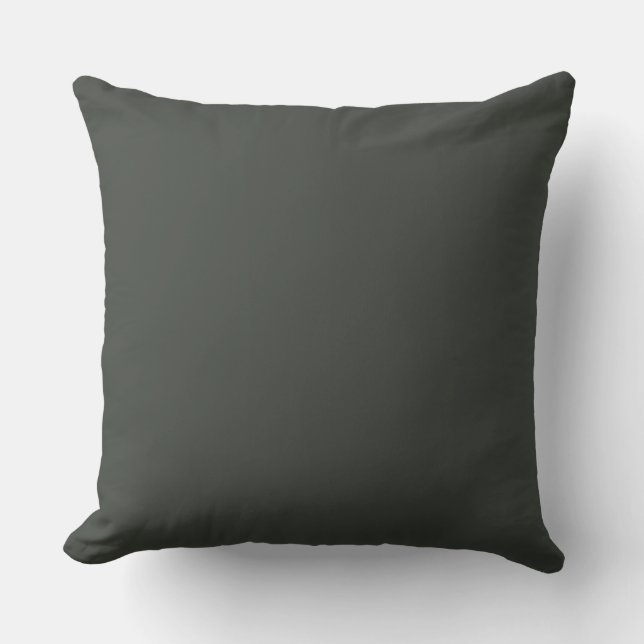 Almohada de lanzamiento de color sólido de tabaco (Anverso)