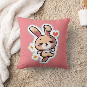 Almohada de lanzamiento de conejito