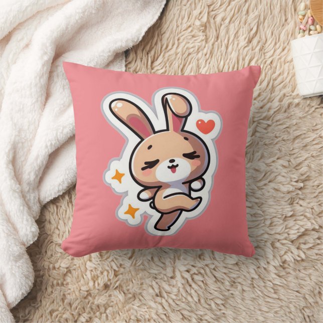 Almohada de lanzamiento de conejito (Manta)