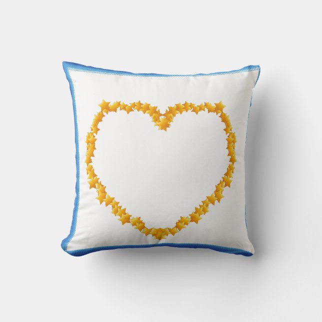 Almohada de lanzamiento de corazón (Anverso)