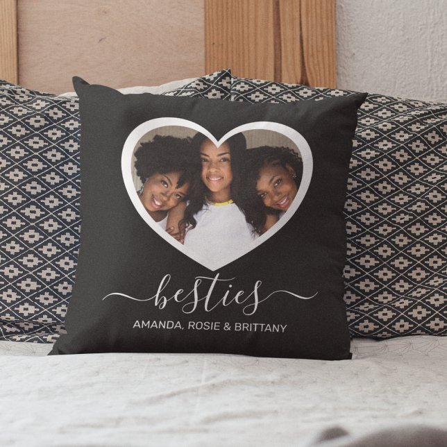 Almohada de lanzamiento de corazón de mejores amig (Subido por el creador)