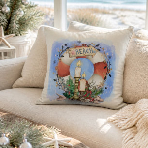 Almohada de lanzamiento de corona de Navidad de pl