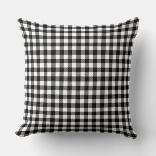 Almohada de lanzamiento de cuadros de Búfalo Negro