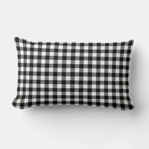 Almohada de lanzamiento de cuadros de búfalo negro