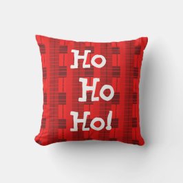 Almohada de lanzamiento de cuadros rojos
