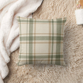 Almohada de lanzamiento de cuadros verde salvia, b