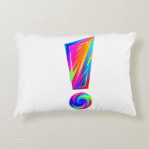 Almohada de lanzamiento de doble cara con signo de