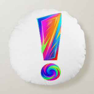 Almohada de lanzamiento de doble cara con signo de