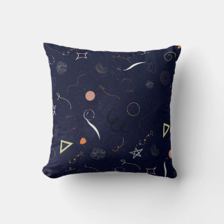 Almohada de lanzamiento de Doodle de noche estrell